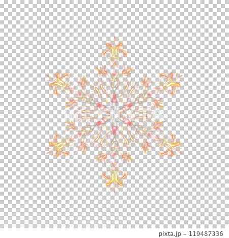 Glowing transparent snowflake, isolated. Neon light. Shining futuristic digital art. Png Glowing transparent snowflake, isolated. Neon light. Shining futuristic digital art. Png 119487336