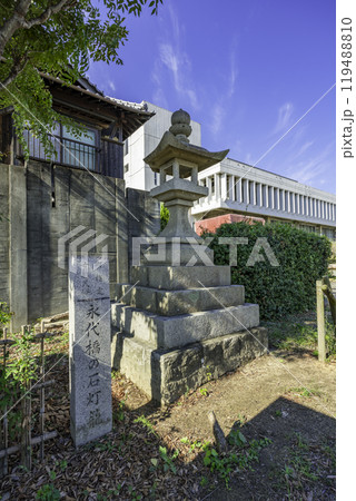 小豆島　永代橋の石灯籠　香川県土庄町 119488810