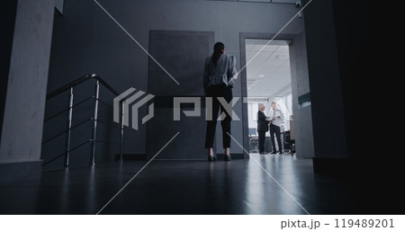 Business process in modern investment company's office Business process in modern investment company's office 119489201