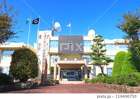 愛知県丹羽郡大口町、大口町役場の風景 119490750