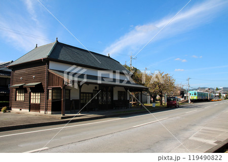 播州鉄道鍛冶屋線市原駅記念館 119490822