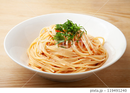 たらこのクリームスパゲッティー たらこのクリームスパゲッティー 119491240