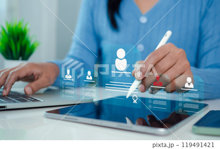 Management recruitment employment headhunting concept, Human Resources, Human Resource Management concept, Recruitment management Business concept, Relationship Management with global structure. Management recruitment employment headhunting concept, Human Resources, Human Resource Management concept, Recruitment management Business concept, Relationship Management with global structure. 119491421