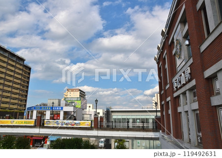 晴天の東松山駅　埼玉 119492631