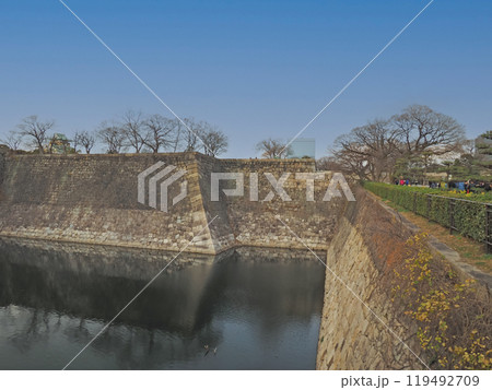 大阪城公園の堀 119492709
