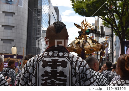 晴天の金王八幡宮例大祭　東京 119493506
