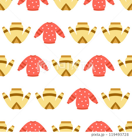 autumnal sweater seamless pattern autumnal sweater seamless pattern 119493728
