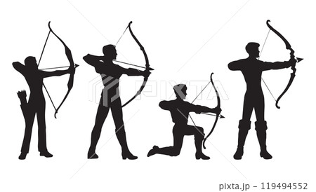 Archer. Vector drawing 119494552