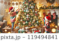 冬の魔法を感じるツリー装飾 119494841