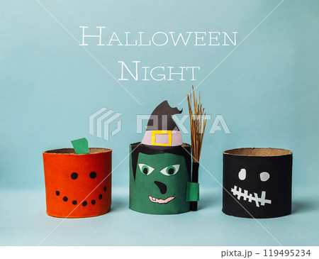 Halloween night is the theme of this image 119495234