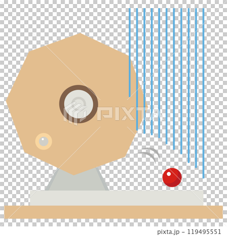 彩票抽獎、鈴聲和球插畫素材向量 119495551