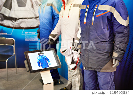 Store uniform clothing for industry 119495884