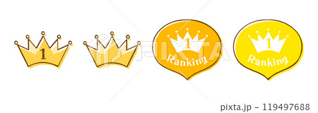 ランキング　イラストセット　金 119497688
