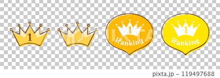 ランキング　イラストセット　金 119497688