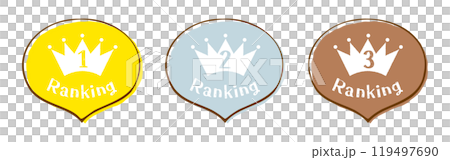 排名插畫集金、銀、銅牌 119497690