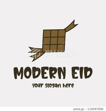 Vector image illustration of a modern ketupat 119497890
