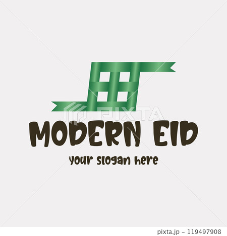 Vector image illustration of a modern ketupat Vector image illustration of a modern ketupat 119497908