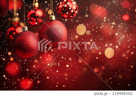 Christmas red background 119498102