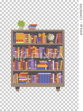 室內植物和書架 119498769