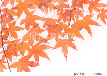 秋の紅葉のカード22 119498879