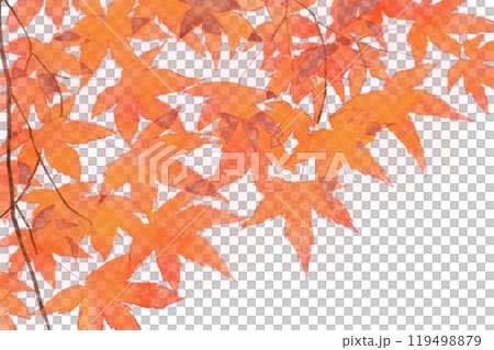 秋の紅葉のカード22 119498879