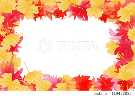 秋の紅葉のカード27 119498885