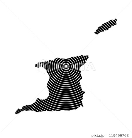 Trinidad and Tobago Map Icon Trinidad and Tobago Map Icon 119499768