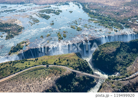 Aerial View of Victoria Falls 119499920
