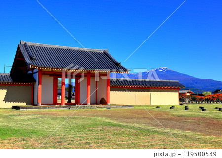 城輪柵跡(出羽国府推定地)　鳥海山麓紅葉 119500539