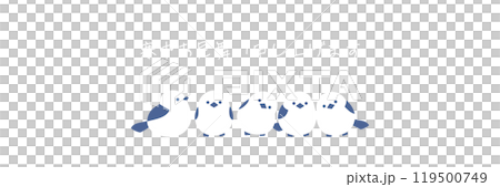 Shimaenaga's midwinter greeting banner (vector background illustration) Shimaenaga's midwinter greeting banner (vector background illustration) 119500749