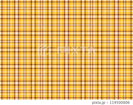 秋色のシームレスなチェック柄素材 119500806