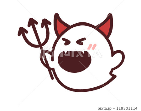 ハロウィンおばけのイラスト素材 ハロウィンおばけのイラスト素材 119501114