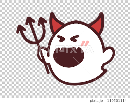 ハロウィンおばけのイラスト素材 ハロウィンおばけのイラスト素材 119501114