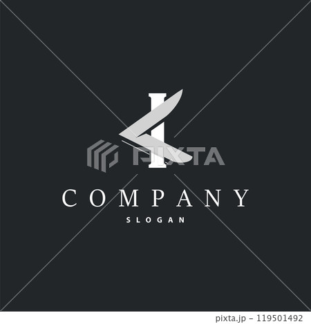 Minimal Initial K Letter Logo, Modern And Luxury Geometric Design, Icon Vector Template Element Minimal Initial K Letter Logo, Modern And Luxury Geometric Design, Icon Vector Template Element 119501492
