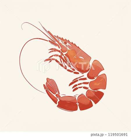 海老のイラスト 海老のイラスト 119501691