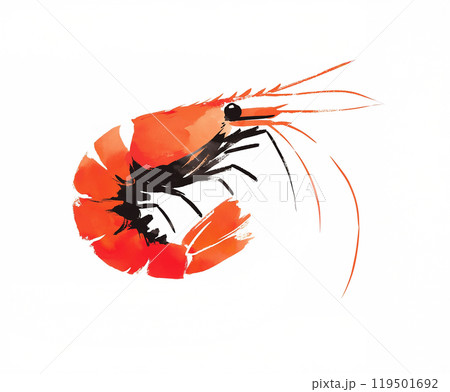 海老のイラスト 海老のイラスト 119501692