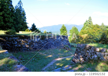 岩村城跡 本丸跡の石垣 119502132