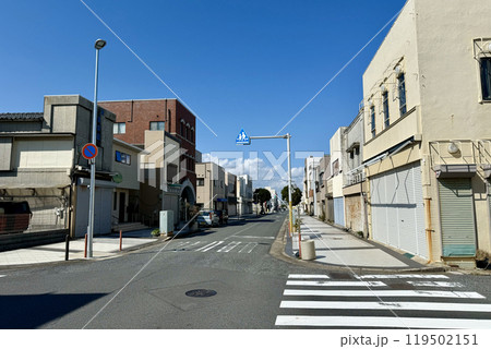 銚子の街と青空 119502151