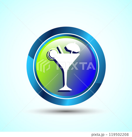 Tropical Drink Icon Design Illustration, Icon For Apps and Websites Tropical Drink Icon Design Illustration, Icon For Apps and Websites 119502208