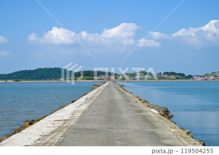 【韓国/全羅南道】新安郡1004の島々・大奇点島と屏風島を結ぶ海床路 【韓国/全羅南道】新安郡1004の島々・大奇点島と屏風島を結ぶ海床路 119504255