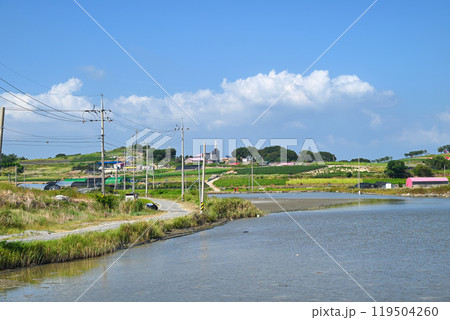 【韓国/全羅南道】新安郡1004の島々・屏風島の風景 【韓国/全羅南道】新安郡1004の島々・屏風島の風景 119504260