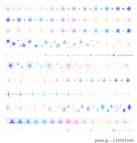 フレーム素材セット_ホログラム 119505100