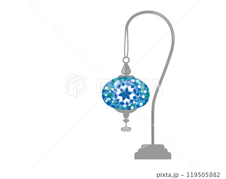 スタンドタイプのトルコのアラブランプ スタンドタイプのトルコのアラブランプ 119505882