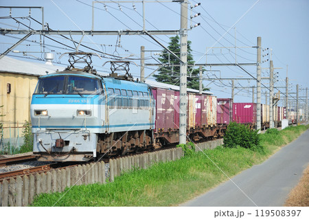 高崎線　深谷ー岡部　JR貨物　EF66-133（吹田） 119508397