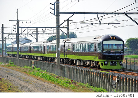 高崎線　岡部ー深谷　JR東日本　485系　YD01編成（高崎）　リゾートやまどり 119508401