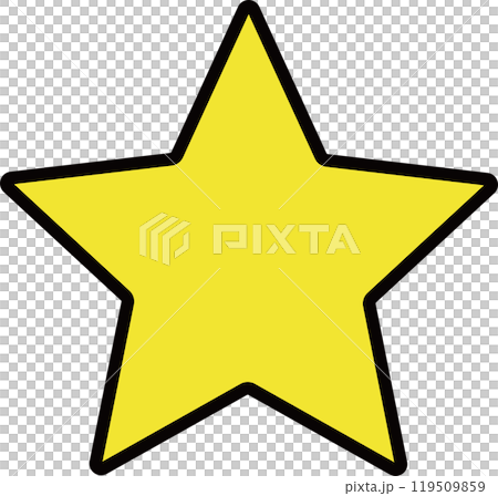 Star icon material 119509859