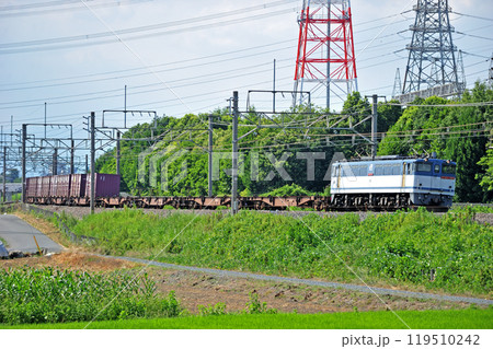 高崎線 本庄ー岡部 JR貨物 EF65-2065(新鶴見) 高崎線 本庄ー岡部 JR貨物 EF65-2065(新鶴見) 119510242