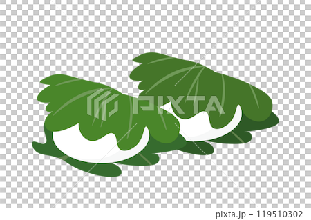 2つ並んだ柏餅のイラスト 119510302