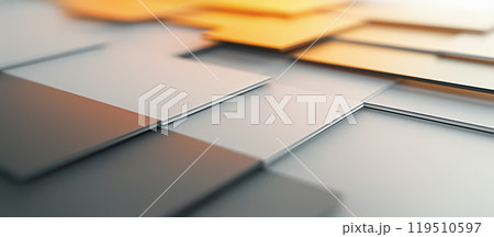 Geometric shapes in shades of gray and orange create a striking visual pattern, showcasing a contemporary design aesthetic and depth. Geometric shapes in shades of gray and orange create a striking visual pattern, showcasing a contemporary design aesthetic and depth. 119510597