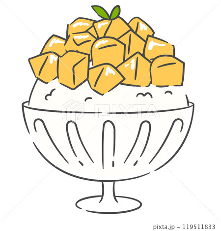 A drawing of Mango Bingsu 119511833